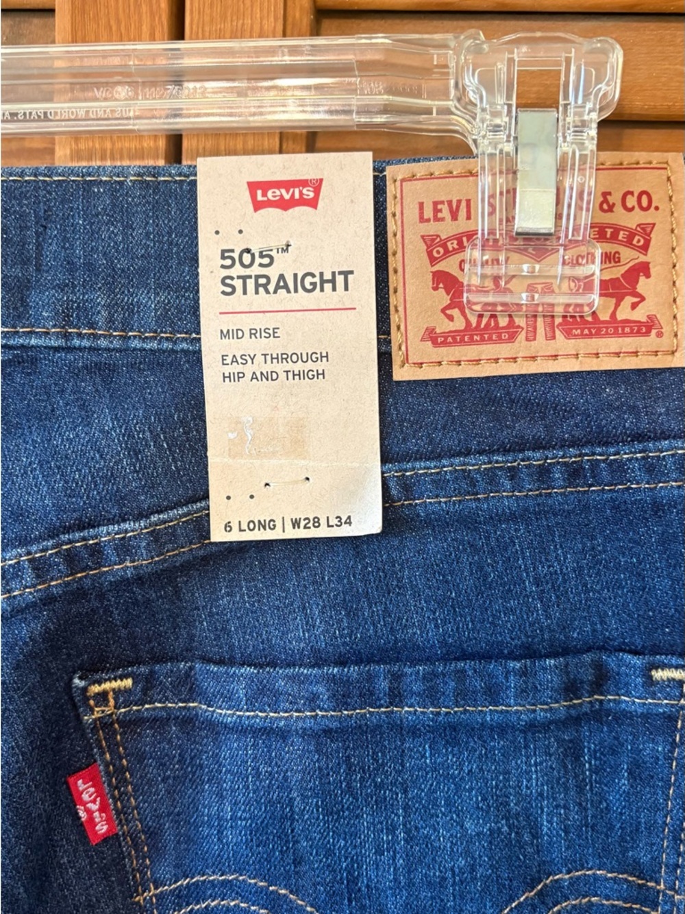 Levi's Dark Indigo Straight-Leg Jeans